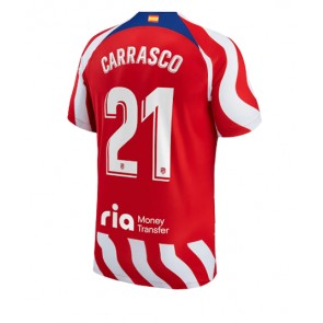 Atletico Madrid Yannick Carrasco #21 Hemmatröja 2022-23 Kortärmad